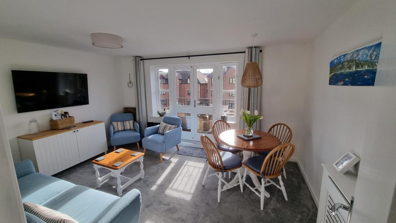 Hightide - 2 Bed With Parking, Balcony & Sea View. Daire Swanage Dış mekan fotoğraf