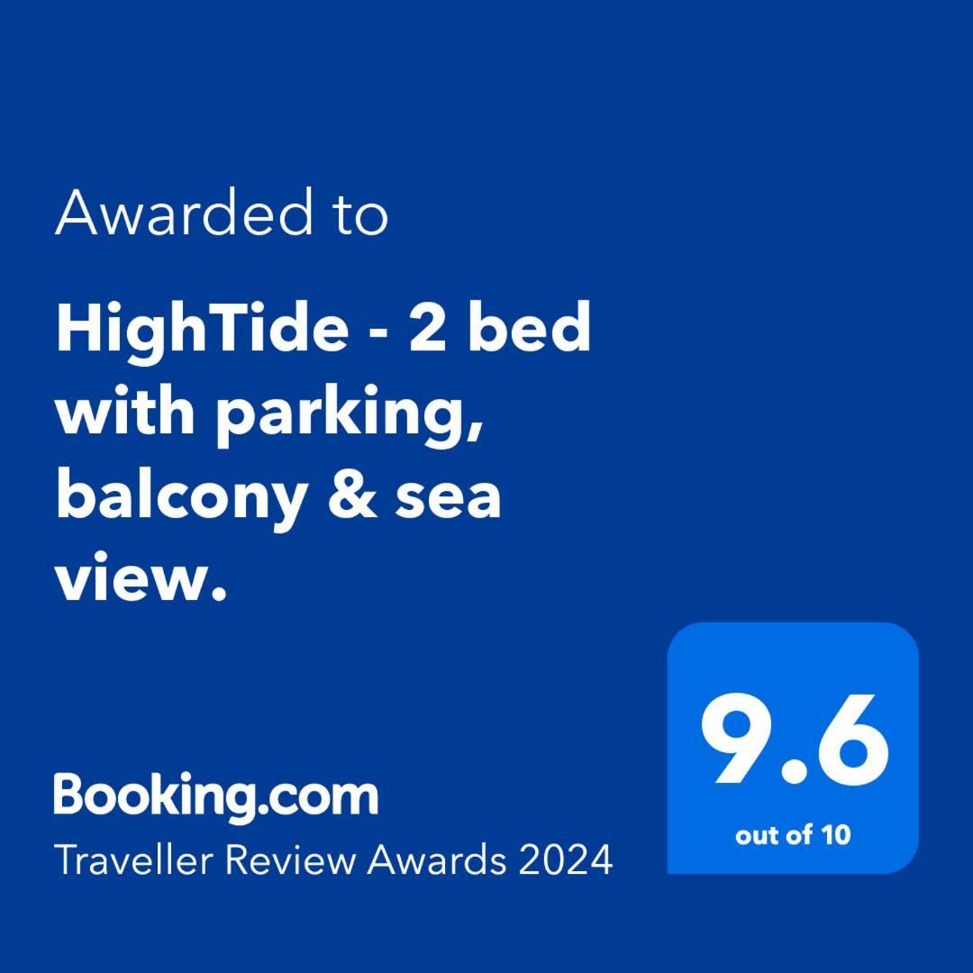 Hightide - 2 Bed With Parking, Balcony & Sea View. Daire Swanage Dış mekan fotoğraf
